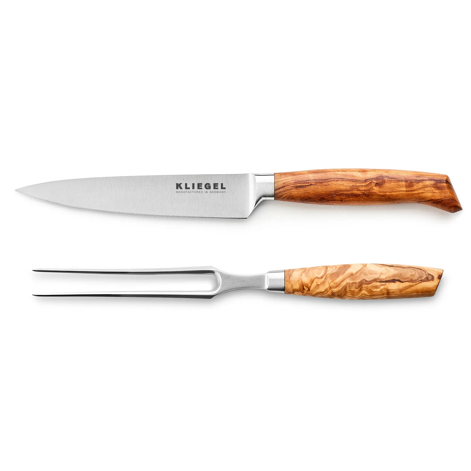 Kliegel Trancheerset, olijfhout